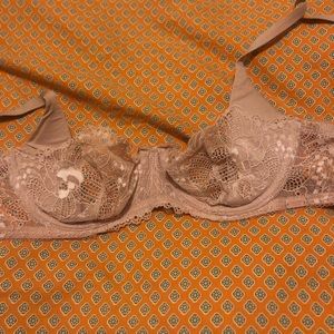 Calvin Klein Underwire Sling Balconette Bra (Blush Pink)